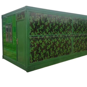 Portable folding cabins sandwich panel 20ft prefab folding container house