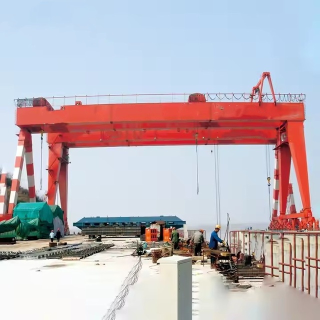 50 Ton Overhead Gantry Crane with Cantilever with Hydraulic Motor Engine Bearing Gearbox Core Components Included