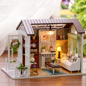 บ้านสนุก DIY แบบประกอบเอง รุ่นจำลองขนาดเล็ก พร้อมไฟและเสียงเพลง สำหรับเยาวชนอายุ 15-35 ปี - Product Image 5