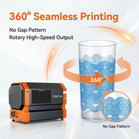 Machine d'impression rotative UV de bureau pour les magasins de cadeaux locaux, tasses personnalisées, gobelets, stylos et produits promotionnels