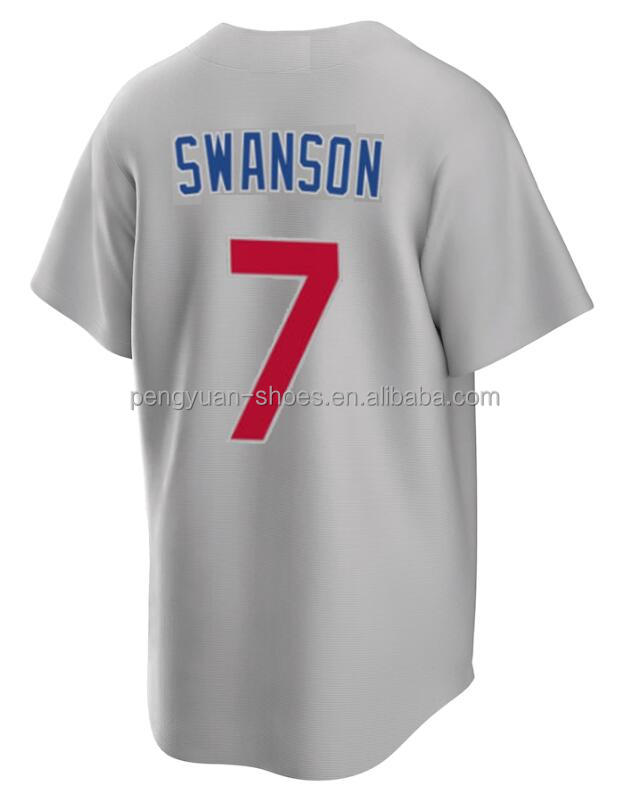#7 Dansby Swanson gris