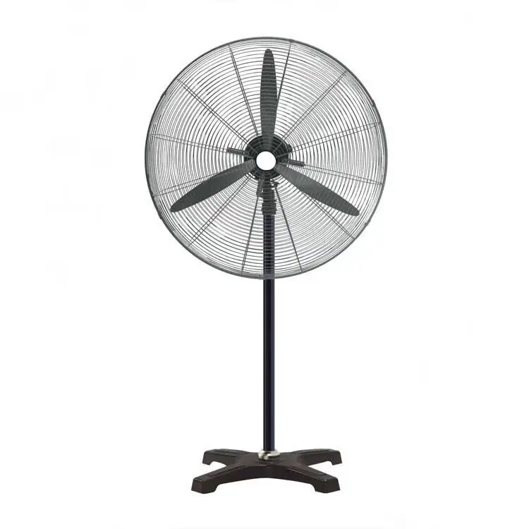 650mm Công Nghiệp 3 tốc độ nghiêng dao động bệ Quạt nặng công suất cao đứng cho nhà xưởng và nhà để xe