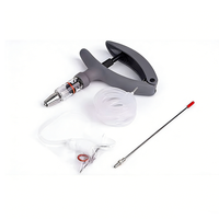 Seringue vétérinaire automatique réglable à débit continu 2 ml 5 ml pour l'injection de vaccins aux porcs, bovins, ovins, volailles, canards, oies
