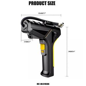 Gonfleur de pneus numérique rechargeable Lumière LED Compresseur de pneus de voiture sans fil avec matériau ABS Fonction de surveillance de la pression des pneus - Product Image 2