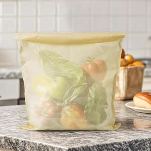 Bolsa de Almacenamiento de Alimentos de Algodón y Cera de Abeja Eficiente con Forro Interior Extraíble para la Frescura del Pan y Facilidad de Uso - Product Image 6