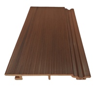 Panneaux muraux extérieurs en WPC, co-extrudés ASA, imitation bois moderne, imperméables, ignifuges, pour cour et jardin, design graphique personnalisé
