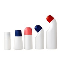 PE Plastic Flessen 20ml/50ml Witte Muggenwerende Lotion Pijnstillende Lotion Actuele Toepassing Schroefdop Pomp Spons-Tip