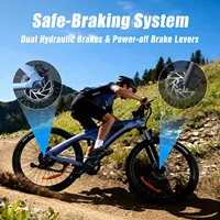 Vélo électrique Q5 2000W Vélos électriques 27,5 pouces Vélo électrique 48V 20AH Vélo électrique E-Bike VTT Adultes Ebike Fatbike