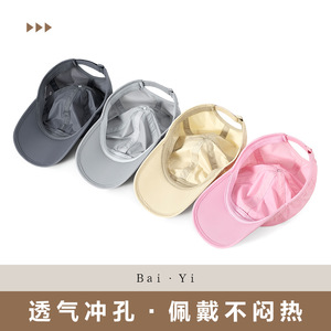 Breathable Mesh Baseball Cap Unisex Summer Sun Protection Foldable <b>Hat</b> With Logo Pattern - Product Image 4
