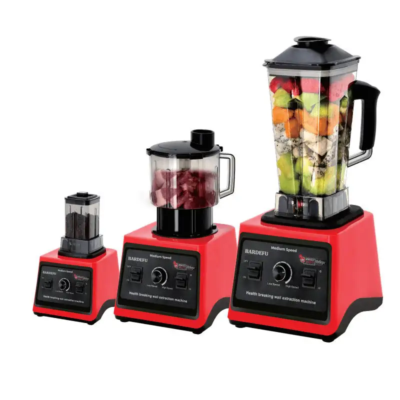 Multifunctional smoothie machine 3 in 1 wall-breaking food processor 3L large capacity household juicer meat grinder blender