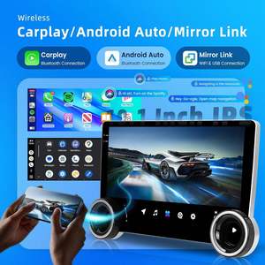 Weijunpro Car Stereo Doble Din con CarPlay inalámbrico Android Auto Car Radio 2K Pantalla táctil con <span class=keywords><strong>Bluetooth</strong></span> GPS WiFi DSP SWC - Product Image 3