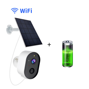 Solar Panel 5200mAh 9000mAh <b>Battery</b> 3MP <b>CCTV</b> <b>Camera</b> Waterproof Indoor Outdoor <b>Camera</b> with Solar Panel - Product Image 5