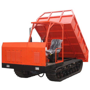 Trasportatore agricolo cingolato 3/5t dell'autocarro con cassone ribaltabile cingolato idraulico di prezzi economici della cina da vendere - Product Image 2