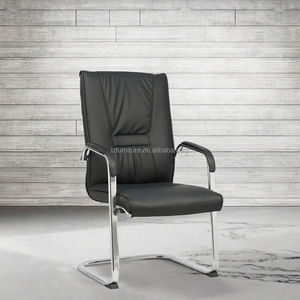 Silla de Oficina Moderna de Malla Negra con Base de Hierro con Acabado Electrochapado Resistente, Directo de Fábrica OEM, para Salas de Espera - Product Image 4