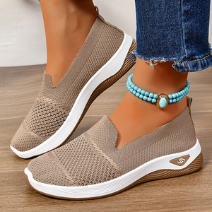 Chaussures <span class=keywords><strong>pour</strong></span> femmes Été 2026 : Baskets confortables à bout peu profond, style marche - Product Image 4