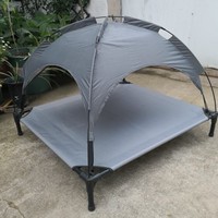 Tente de Camping Portable en plein air, lit de plage Durable 600D Oxford, lit pour animaux de compagnie, tente pour chien surélevée avec auvent
