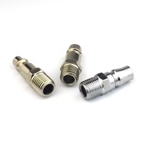 Nouveau 1/4 pouces NPT raccords de tuyau d'air à dégagement rapide connecteur de coupleur de pneu solide pour l'état masculin américain-nouveau
