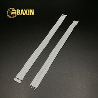 Sesuaikan Kabel Pita Datar Abu-abu 4C Pitch 2.54Mm untuk Koneksi Papan Ke Papan