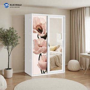 ตู้เสื้อผ้าเหล็กสำหรับ<span class=keywords><strong>โครงการ</strong></span>ห้องนอน |   แบบประตูหลายบานตามสั่ง |   เป็นมิตรต่อสิ่งแวดล้อมและทนไฟ |   โรงงานที่ได้รับการรับรองมาตรฐาน CE/ISO - Product Image 3