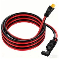 Kit de connecteurs pour adaptateur femelle et câble de panneau solaire, 2 broches en cuivre, pour station d'alimentation portable et générateur solaire