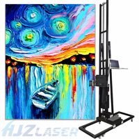 Impresora de Pared 3D para Arte Mural y Pintura Vertical para Decoración del Hogar con Pantalla Táctil 3D Impresión Directa a la Pared
