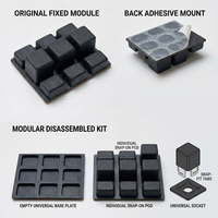 Attache-câble en silicone personnalisée avec support adhésif pour organiser les câbles de charge de téléphones, appareils de cuisine et de bureau – Couleurs personnalisables