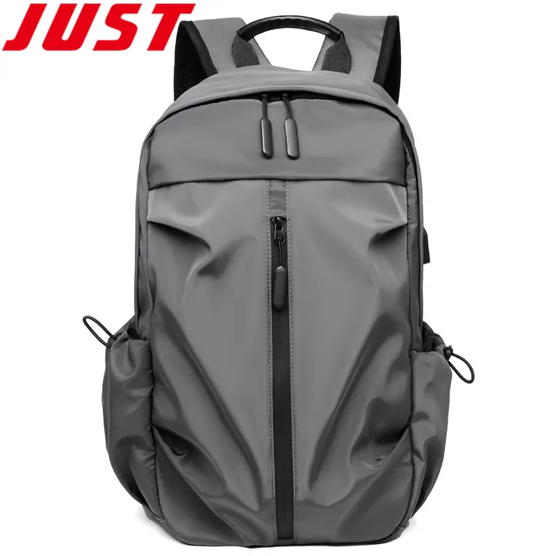 JUST Laptop backpack 2022 men's new business casual computer bag usb charging outdoor travel student backpack