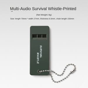Peluit Bertahan Hidup Luar Ruangan Berfrekuensi Tinggi Tiga Frekuensi untuk Bantuan Gempa & Pertolongan Pertama - Product Image 6