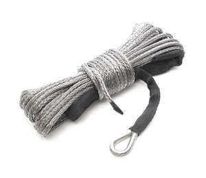 UHMWPE tali kabel kerekan sintetis elektrik dengan lengan pelindung hitam - Product Image 4