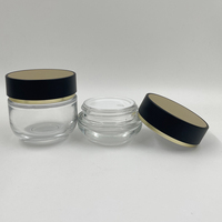 Flacon cosmétique vide en verre avec bouchon à vis pour tonique, gouttes pour les yeux et sérum de soin de la peau