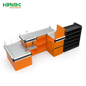 Comptoir de caisse de supermarché Highbright avec tapis roulant pour supermarchés et épiceries - Product Image 1