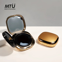 Boîtier compact et fin pour coussin d'air en plastique ABS, écologique, personnalisé, pour emballage cosmétique, étui à poudre OEM/ODM en gros