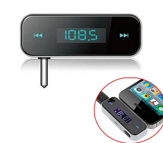 China Car Wireless FM Transmitter 3.5mm aux Music to Car Radio FM Adaptor For smart phone