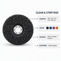 Disque à bande de 4,5 pouces (115 mm) de qualité supérieure pour l'élimination des revêtements, de la peinture et de la rouille - Vente en gros usine