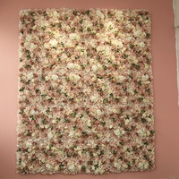 Hochzeit Abschluss Ostern Hintergrund Simulation Stickerei Ball Teppich Kunstseide Wand Rosen Blume Shop Fenster Dekoration