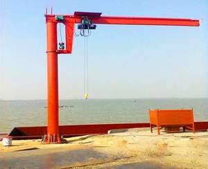 Rotación de 270 °   360 °   Grúa Pluma con Polipasto Eléctrico de Cable Metálico - Product Image 5