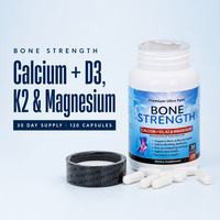 Capsules de Calcium D3 K2 Magnésium, Complément Alimentaire pour la Santé Osseuse, 120 Capsules, Nutrition Adulte, Fabrication OEM, Marque Privée