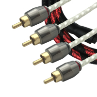 Cable de Audio y Video RCA de Alta Calidad para Autos, Cable de Extensión de Conector de Altavoz de Alto Rendimiento, Fabricante de Cables para Audio de Auto