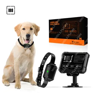 Wireless Fence Training Collar Wireless Dog Fence Portable Pets Safe Containment System For Outdoor Yard Indoor Camping