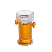 Bán Buôn Chịu Nhiệt Borosilicate Glass Red Tea Maker Đôi Tai Cup Đơn Giản Ấm Trà Với Infuser Giỏ