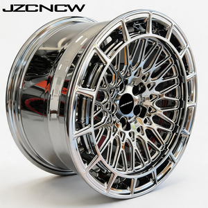 JZCNCW 1 pièce, roues de 17 à 24 pouces, 5x112 mm, 5x120 mm, 5x114,3 mm, roues forgées chromées pour A4 A6 E53 E70 F15 G05 W220 W221 W222 - Product Image 5