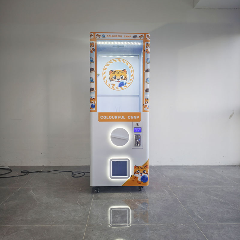 Factory Wholesale Coin-Operated Kids' Fun Vending Machine / for Machine Plastic Metal Construction Customizable Patterns