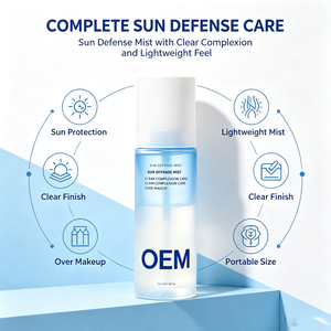 <span class=keywords><strong>Brume</strong></span> <span class=keywords><strong>solaire</strong></span> OEM, spray transparent <span class=keywords><strong>invisible</strong></span>, léger, non gras, à reposer sur le maquillage pour les soins quotidiens du <span class=keywords><strong>visage</strong></span> - Product Image 4