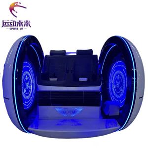 เครื่องเล่นเกม VR แบบแคปซูลในร่ม วัสดุทนทาน ทำจากโลหะ เหล็ก ไม้ และพลาสติก - Product Image 3