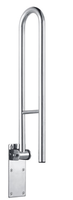 Main courante de toilette en acier inoxydable en forme de U Flip-Up Salle de bain Barre d'appui pliante Handicap Sécurité Hôpital Douche Utilisation Pliable
