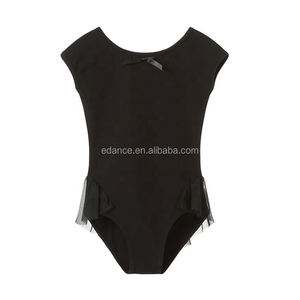 Vestidos de Danza con Lazo, Ropa de Baile para Escenario, Diseño Nuevo con Hilo Anudado, Manga Corta para Niñas, Leotardo de Ballet, Leotardos de Gimnasia para Niños - Product Image 4