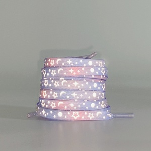 Nuevas Zapatillas de Baloncesto de Lona <span class=keywords><strong>AF1</strong></span> Unisex con Estrellas Reflectantes <span class=keywords><strong>y</strong></span> Galaxia Luminosa para Cordones Planos de Poliéster - Product Image 6