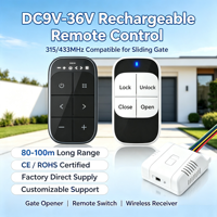 Module récepteur télécommande 315/433 MHz personnalisable, alimentation DC9V-36V, pour portail coulissant automatique – Fournisseur direct usine