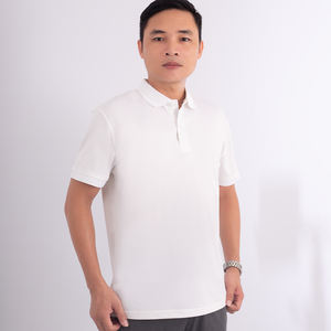 Proveedor de Camisetas Polo OEM ODM Vietnam, Tela de Mezcla de Algodón Orgánico, Fabricación Ecológica, Distribuidores Globales - Product Image 1