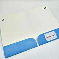Carpeta Portadocumentos Azul, Organizador de Papel para Presentaciones, Carpeta de Archivo para Papel A4 A5, Carpetas Personalizadas con Bolsillos